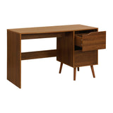 sweeek - Bureau à 2 tiroirs décor Bois de Noyer
