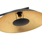 Lindby Lampadaire Emilienne (Moderne) en Noir Métal e. a. pour Salon & Salle à manger (1 lampe,à E27), arqué lampadaire arc lampe sur pied de salon