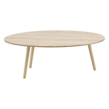 Table Basse de Style Élégant pour Salon Table avec Pieds Solides en Bois MDF revêtu PVC 110 x 60 x 40 cm Effet Chêne et Bois