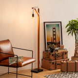 Atmosphera - Lampadaire Wild - bois H148 cm