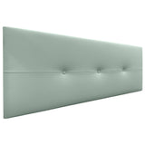 DHOME Tête de lit en Similicuir ou en Tissu AQUALINE Pro Haute qualité d'ameublement Gamme DE Couleurs Nouvelles Tête de lit Deluxe (Similicuir Vert Eau, 160x50cm (Lits 150/160))
