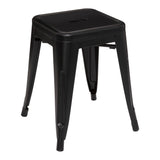 Atmosphera - Tabouret NIKO - métal - Noir