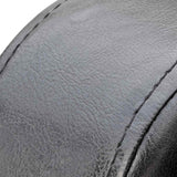 vidaXL Fauteuil Rembourré Canapé de Salon Sofa en Cuir Synthétique Noir
