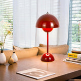 anso Lampe de bureau sans fil à LED tactile USB à intensité variable pour chambre à coucher (bleu)