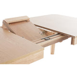 Miliboo Table Extensible rallonges intégrées rectangulaire en Bois Clair L150-180 cm Bolly
