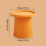 Table basse moderne de forme irrégulière pour salon et bureau - Petite table centrale abstraite avec design peu encombrant - Style milieu du siècle - Couleur rose