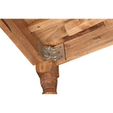 Biscottini Table à Manger Extensible 160x80x80 cm Made in Italy - Table Salle à Manger Extensible en Bois Massif - Table Bois Salle a Manger