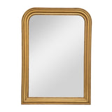 Atmosphera - Miroir Mural Adele Cadre en Bois Doré 74 x 104 cm, Style Romantique - pour Salon, Chambre, Entrée