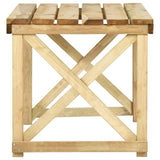 Yongdu Table de Jardin,Table de Jardin Exterieur,Table de Jardin Terrasse,Table à Dîner de Jardin Table de Jardin 110x79x75 cm Bois de pin imprégné