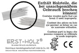 Erst-Holz Chaise de Cuisine, Chaise de Salle à Manger, Chaise en pin Massif Blanc 90.71-20W