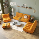 Cozy Teddy Canapé paresseux en velours et chaise au coin de la cheminée, fauteuil poire double pour salon, chambre à coucher, bureau, salon Togo – Confort et tilité