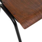 Atmosphera - Chaise Style écolier en Bois Marron Kiel H 83 cm Colonial