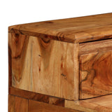 RAUGAJ Bureau d'écriture avec tiroirs en bois massif 88 x 50 x 90 cm, matériau de l'article : bois d'acacia massif
