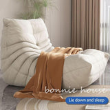 LIJBDDM Pouf poire en éponge, chaise géante remplie à mémoire de forme, convient aux adultes et adolescents, super doux, salon, chambre à coucher, université, jeu de lecture, cuir griffé de chat