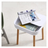 Table basse, table d'appoint de salon, table de canapé, table basse à combinaison simple de table basse carrée petit appartement nordique maison salon table basse table cocktail (couleur : jaune,