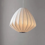 KlkrzJwy Lampe Suspendue Moderne en Forme de Lanterne, Cocon de vers à Soie, Lampe Suspendue au Plafond Blanc, décoration de Salon, luminaires Suspendus de Style Wabi-Sabi pour Dessus de Table
