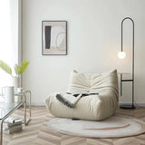 GAYAYAS Fauteuil Togo Fireside, canapé de Sol Confortable et Relaxant, Fauteuil Individuel Moelleux rembourré de Mousse pour Salon, Chambre ou Bureau, Aucun Assemblage requis Black