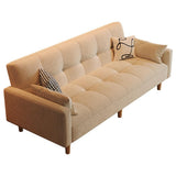 Canapé-lit Multifonctionnel en Coton et Lin, Style Moderne du Milieu siècle, for Salon ou Chambre(D,1.4m)
