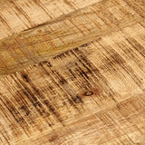 Gecheer Table à dîner 110x55x76 cm Bois de manguier Massif, Table de Cuisine Table à Dîner pour Salon à Manger, Café, Bistrot, Meubles de Maison