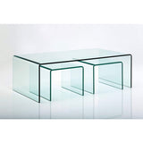Kare 76743 Clear Club Table Basse (3/Set)