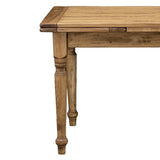 Biscottini Table à Manger Extensible 140x80x80 cm Made in Italy - Table Salle à Manger Extensible en Bois Massif - Table Bois Salle a Manger