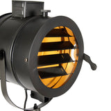 Qazqa radient - Lampe de table trépied/tripode - 1 lumière - H 176 cm - Noir - Rustique - éclairage intérieur - Salon I Chambre