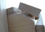 Original Dream-Chairs Seit 2007 Chaise Adirondack Chaise de Jardin Comfort en chêne en kit Chaise d'extérieur résistante aux intempéries pour la détente en extérieur Charge maximale 170 kg