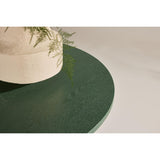 Paris Prix Table à Manger Ronde Bootcut 110cm Vert