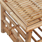 vidaXL Mobilier de Jardin 12 pcs Bambou Salle à Manger Extérieur Salon Jardin