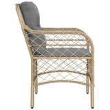 Canapé de Jardin avec Coussins, 2 pièces, fauteuils d'extérieur en Poly rotin Noir, sièges de Salon, de dîner, Meubles de Patio