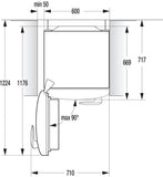 Gorenje ONRK193R-L réfrigérateur-congélateur Autoportante 307 L Rouge