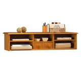 ACTUAL DIFFUSION 38504 Windsor Grand Bureau avec Rehausse Bois Miel 58,3 x 137,5 x 99 cm
