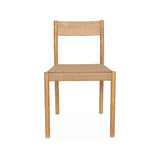 Alice's Home - Lot de 2 chaises Naturelles en Bois et Cordage. Ella. L 49.5 x P 53 x H 82cm