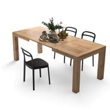 Mobili Fiver Table Extensible, Bois, Chêne Rustique, 140 x 90 x 77 cm