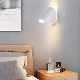 LED Applique murale de moderne, Horizontal 330 ° à gauche à droite 90 ° vers le haut et vers le bas Rabattre Montage mural Lumière for l'intérieur Chambre Couloir nuit Luminaires d'éclairage (Blanc Ch
