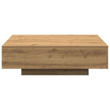vidaXL Table Basse Artisan en chêne 100x100x31 cm en Bois transformé