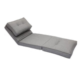 Miliboo Chauffeuse 1 Place Convertible en Tissu Gris chiné Sally