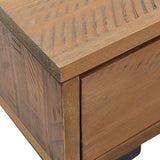 vidaXL Table Basse Table d'Appoint Bout de Canapé Meuble de Salle de Séjour Table de Salon Intérieur 90x50x35 cm Bois de Pin Massif Recyclé