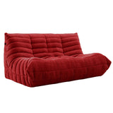 Chaise longue avec tissu en daim doux et compression en éponge complète, canapé de sol confortable pour salon ou chambre à coucher