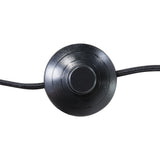 Lampadaire E27 Max 40W en Métal Noir sur Trépied Intérieur Abat-Jour Cuivré Thames