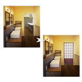 next.design Noren Rideau de Porte Japonais Long Shoji