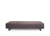 Menzzo Canapé 3 Places modulable Dossier et accoudoirs Amovibles avec 2 Coussins et Bout de canapé Agista Tissu Bleu
