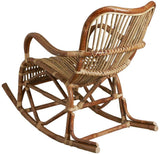 AUBRY GASPARD Rocking Chair en rotin Naturel Paya