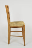 t m c s Tommychairs - Set 4 chaises Venice pour Cuisine, Bar et Salle à Manger, Robuste Structure en Bois de hêtre peindré en Couleur chêne et Assise en Paille