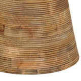 vidaXL Table d'appoint Ø37x45 cm Bois de manguier Massif, Bout de canapé, Table d'appoint de canapé, Table de Lampe, Table d'accent, Table Basse