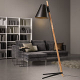 MERTNK Lampadaire En Bois Led Moderne Lampadaire 9W Soins Des Yeux Lampe de Lecture Chambre Étude Lampe de Chevet Apprentissage Haut Pôle Lumières Debout Lumière/Huang Guang