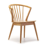 VS Venta-stock Pack 2 chaises Mura, Couleur Chêne, Bois Massif, 55 cm (Longueur) 58,5 cm (Profondeur) 84 cm (Hauteur)
