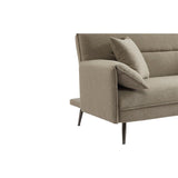 PRICE FACTORY just for you Canapé 3 Places Convertible Beige Collection Silas