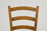 t m c s Tommychairs - Set 4 chaises Venice pour Cuisine, Bar et Salle à Manger, Robuste Structure en Bois de hêtre peindré en Couleur chêne et Assise en Paille
