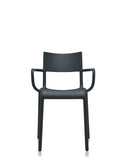Kartell Generic A, Set de 2 Chaises, Noir, 52,5 x 52 x H 79 cm